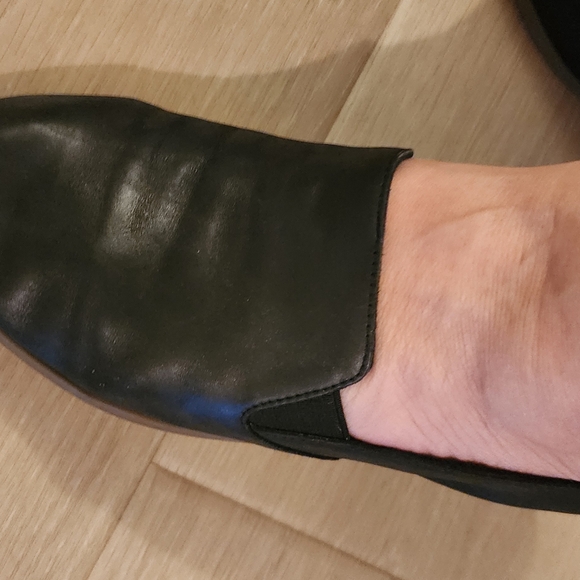 Lucky Brand Cahill Black Leather Slip-On Loafers Size 7 - Picture 3 of 8